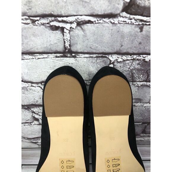 J. Crew Black Suede Leather Slip On Casual Loafers Women Sz 8.5M US/39EU - Picture 14 of 16